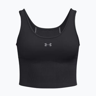 Dámske tréningové tričko Under Armour Vanish Seamless Tank black/steel/steel