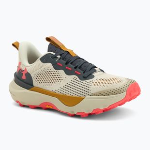 Pánske bežecké topánky Under Armour Infinite Pro Trail khaki base/anthracite/racer red