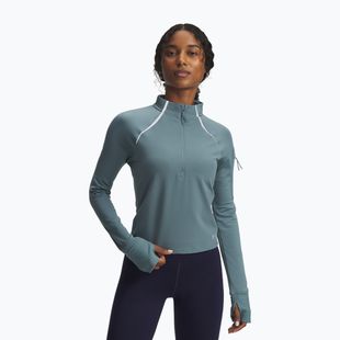 Dámska bežecká mikina Under Armour Pro Half Zip jasper blue/reflective