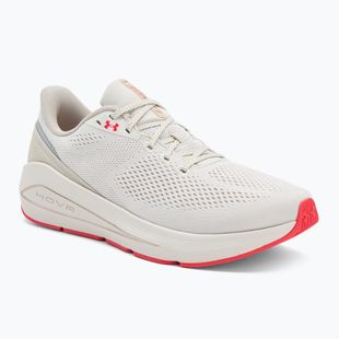 Pánske bežecké topánky Under Armour Sonic 7 summit white/khaki base/racer red