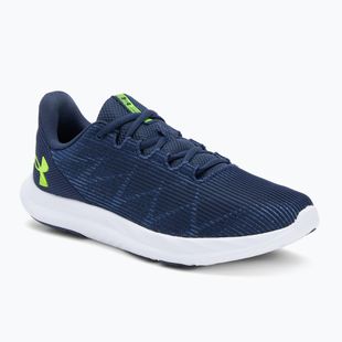 Pánske bežecké topánky Under Armour Charged Speed Swift washed navy/black/high vis yellow
