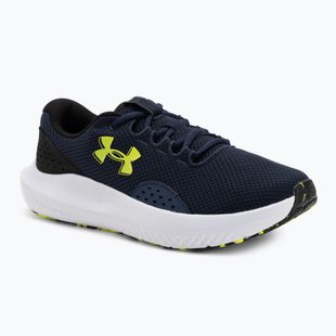 Pánske bežecké topánky Under Armour Charged Surge 4 washed navy/black/high vis yellow