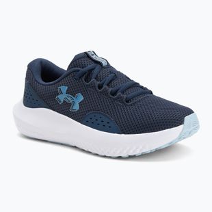 Dámske bežecké topánky Under Armour Charged Surge 4 washed navy/blue calm/metallic blue calm