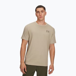 Pánska tričko Under Armour Sportstyle Left Chest city khaki/taupe dusk