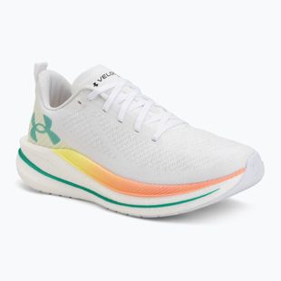Dámske bežecké topánky Under Armour Velociti SPD white/orange bloc/metallic silver