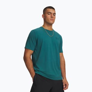 Pánske tričko Under Armour Sportstyle Left Chest rack green/arden green