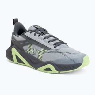 Pánske tréningové topánky Under Armour Charged Commit TR 5 mod gray/castlerock/lumos lime