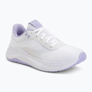 Dámske tréningové topánky Under Armour Aurora 3 white/white/purple crest