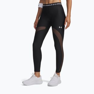 Pánske fitness legíny Under Armour HeatGear Mesh ultimate black/white