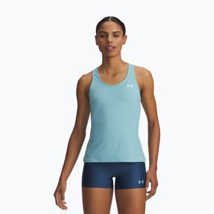 Dámske tréningové tielko Under Armour Tech Mesh Racer Tank blue haze/white
