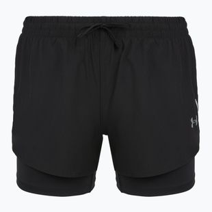 Dámske bežecké šortky Under Armour Velociti Pro 4" 2N1 ultimate black/ultimate black/ultimate black