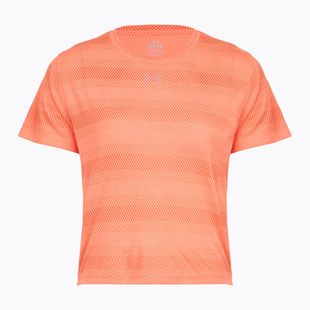 Dámske bežecké tričko Under Armour Velociti electric tangerine/black/green mode