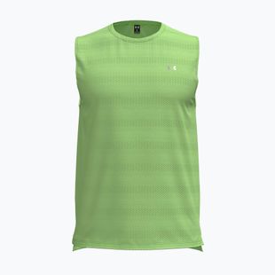 Pánske bežecké tričko Under Armour Velociti Tank lumos lime/white