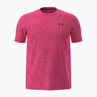 Pánske tréningové tričko Under Armour Vanish Seamless Novelty bittersweet pink/black