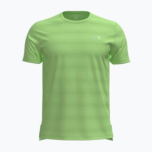 Pánske bežecké tričko Under Armour Velociti lumos lime/white