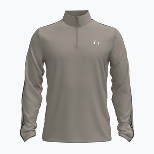 Pánska mikina Under Armour Tech Taping 1/2 Zip timberwolf taupe/black/white