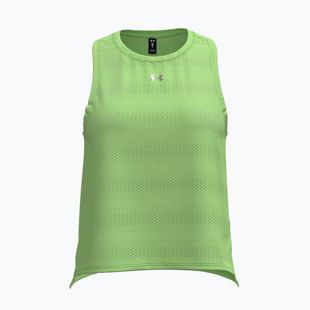 Dámske bežecké tričko Under Armour Velociti Singlet lumos lime/white