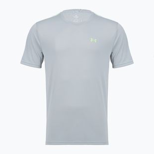 Pánske tréningové tričko Under Armour Tech Taping blue/gray/black/lumos lime