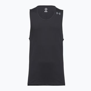Pánske bežecké tričko Under Armour Velociti Pro Singlet black/black/metallic silver