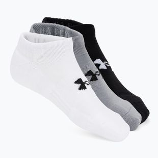 Pánske ponožky Under Armour Performance Cotton NS 3 pack white/steel/steel