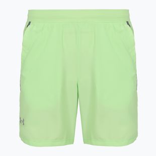 Pánske bežecké šortky Under Armour Launch 7" lumos lime/white