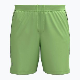 Pánske bežecké šortky Under Armour Launch 7" lumos lime/white