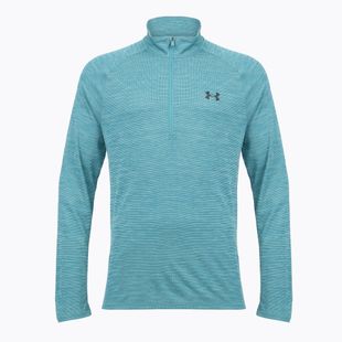 Pánske tričko longsleeve Under Armour Tech Textured 1/2 Zip boundless blue/black