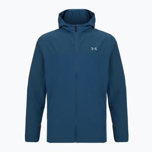 Pánska bežecká bunda Under Armour Velociti Pro Storm wham blue/boundless blue/black