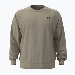 Pánska mikina Under Armour Rival LW Crew city khaki/black