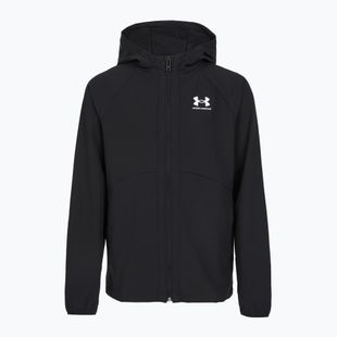 Pánska tréningová bunda Under Armour Vibe Woven Windbreaker Jacket black/white
