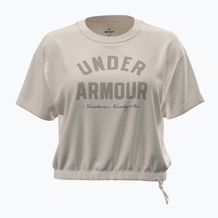 Dámske tréningové tričko Under Armour Bungee Hem Tee summit white/khaki base