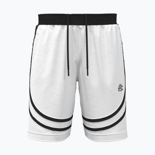 Pánske basketbalové šortky Under Armour Curry Signature white/black