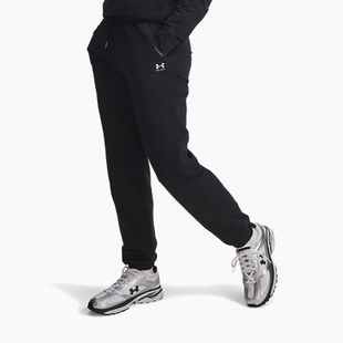 Dámske nohavice Under Armour Sport Terry Jogger black/white