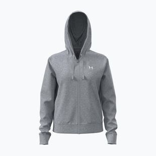 Dámska mikina Under Armour Sport Terry FZ mod gray light heather/white
