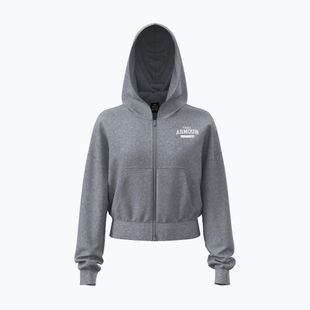 Dámska mikina Under Armour Icon Fleece Nov FZ mod gray light heather/white