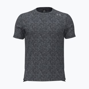 Pánske bežecké tričko Under Armour Velociti Pro Print black/black/metallic silver