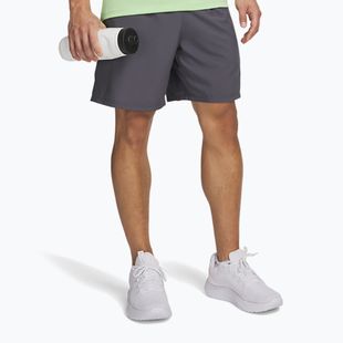 Pánske tréningové šortky Under Armour Tech Sport castlerock/lumos lime