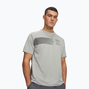 Pánske tréningové tričko Under Armour Tech Graphic Tee titanium/black
