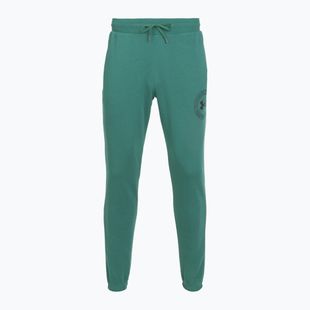 Pánske nohavice Under Armour Rival LW Graphic Jogger rack green/black