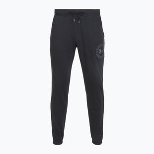 Pánske nohavice Under Armour Rival LW Graphic Jogger black/castelrock