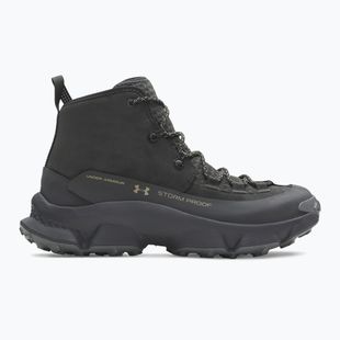 Pánske turistické topánky Under Armour Charged Expanse Mid LTHR WP Black/Anthracite/Bayou