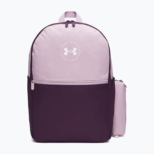 Mestský batoh Under Armour Essential Printed Backpack mauve pink/purple echo/white