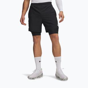 Pánske tréninkové šortky Under Armour Vanish Woven 2.0 2IN1 Shorts black/white