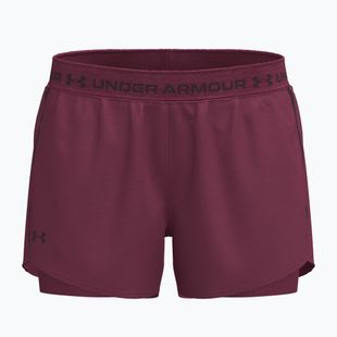 Dámske tréningové šortky Under Armour Tech Play Up 2IN1 Shorts claret/claret/ox blood
