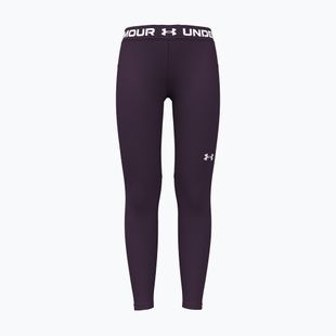 Detské legíny Under Armour HeatGear Leggings purple echo/white