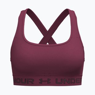 Fitness podprsenka Under Armour Crossback Mid claret/ox blood