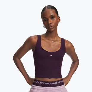 Dámske tréningové tričko Under Armour Motion Tank purple echo/mauve pink