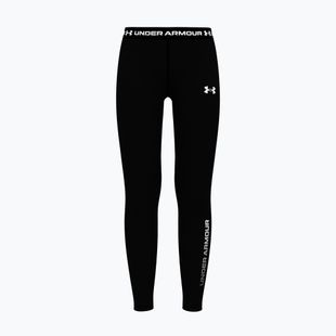 Detské legíny Under Armour HeatGear Branded Leggings black/white