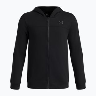 Detská mikina Under Armour Rival Lightweight Full Zip ultimate black/black