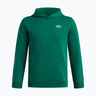 Detská mikina Under Armour B Rival Fleece Hoodie campus ivy/white